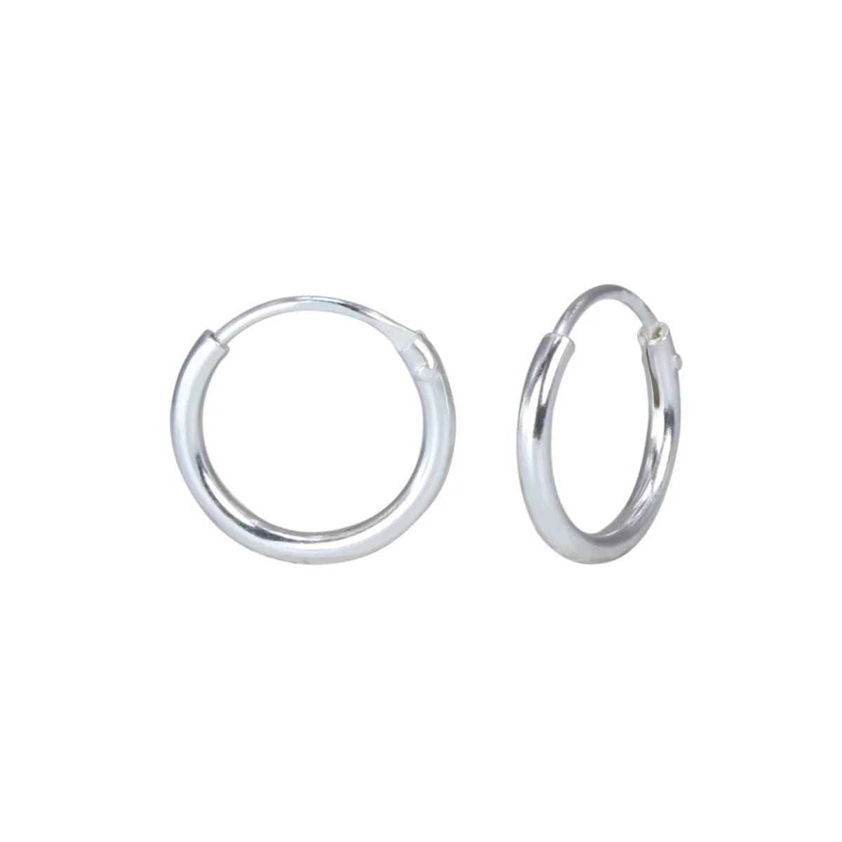 Cherished Moments Silver Hoop Earrings
