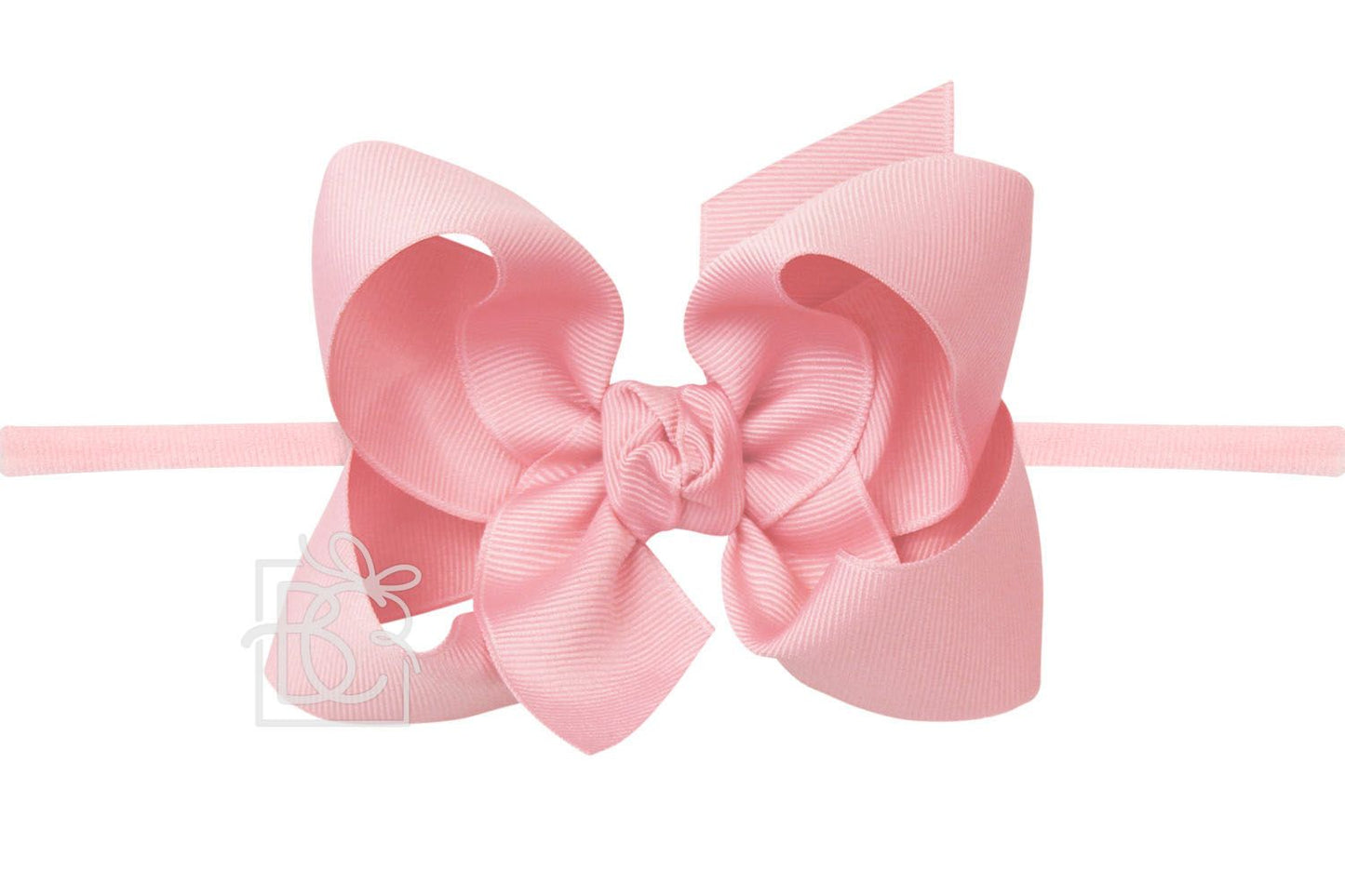 Caroline June Harville Registry Beyond Creations 'Powder Pink' 4.5” Large Pantyhose Headband Bow