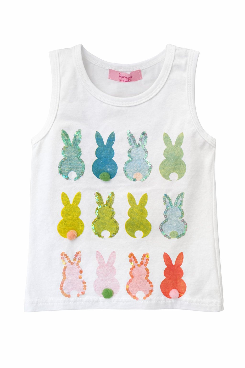 Haven Girl 'Rainbow Bunnies' Tank