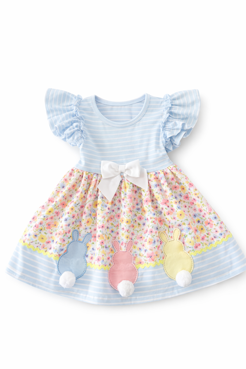 Bonnie Jean Blue Bunny Tail Dress
