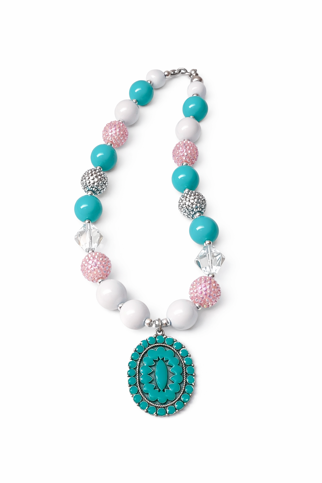 Turquoise Darling Bubble Necklace