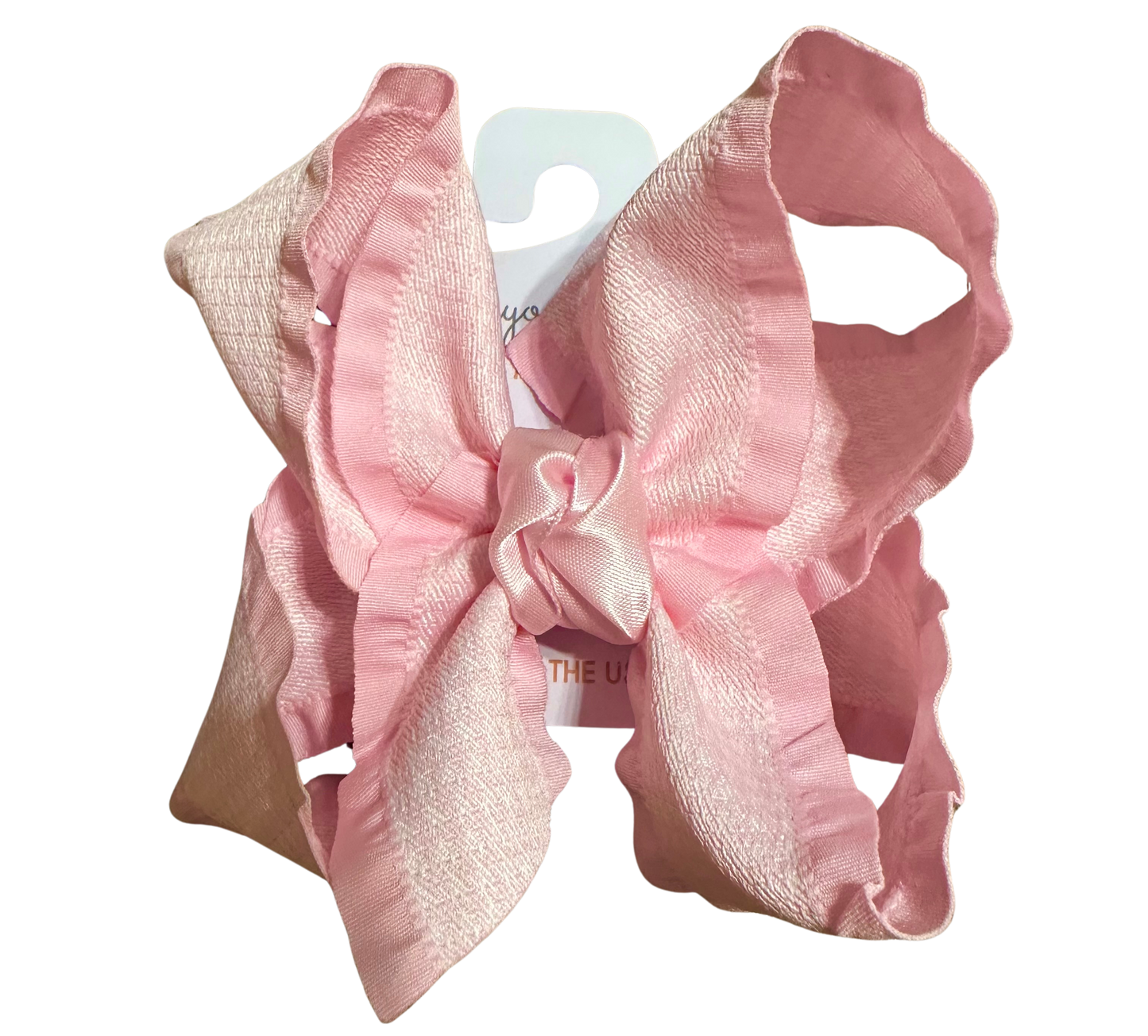 Leighton Pearl Registry Beyond Creations Pink Houndstooth Bow