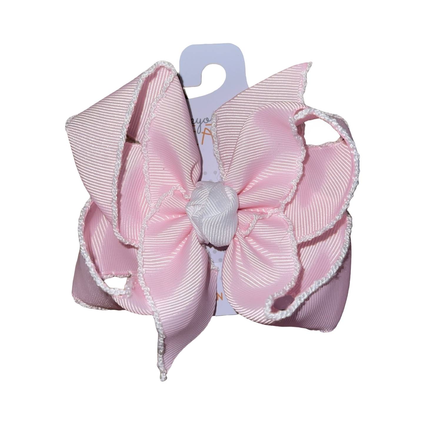 Leighton Pearl Registry Beyond Creations White Trim Bow