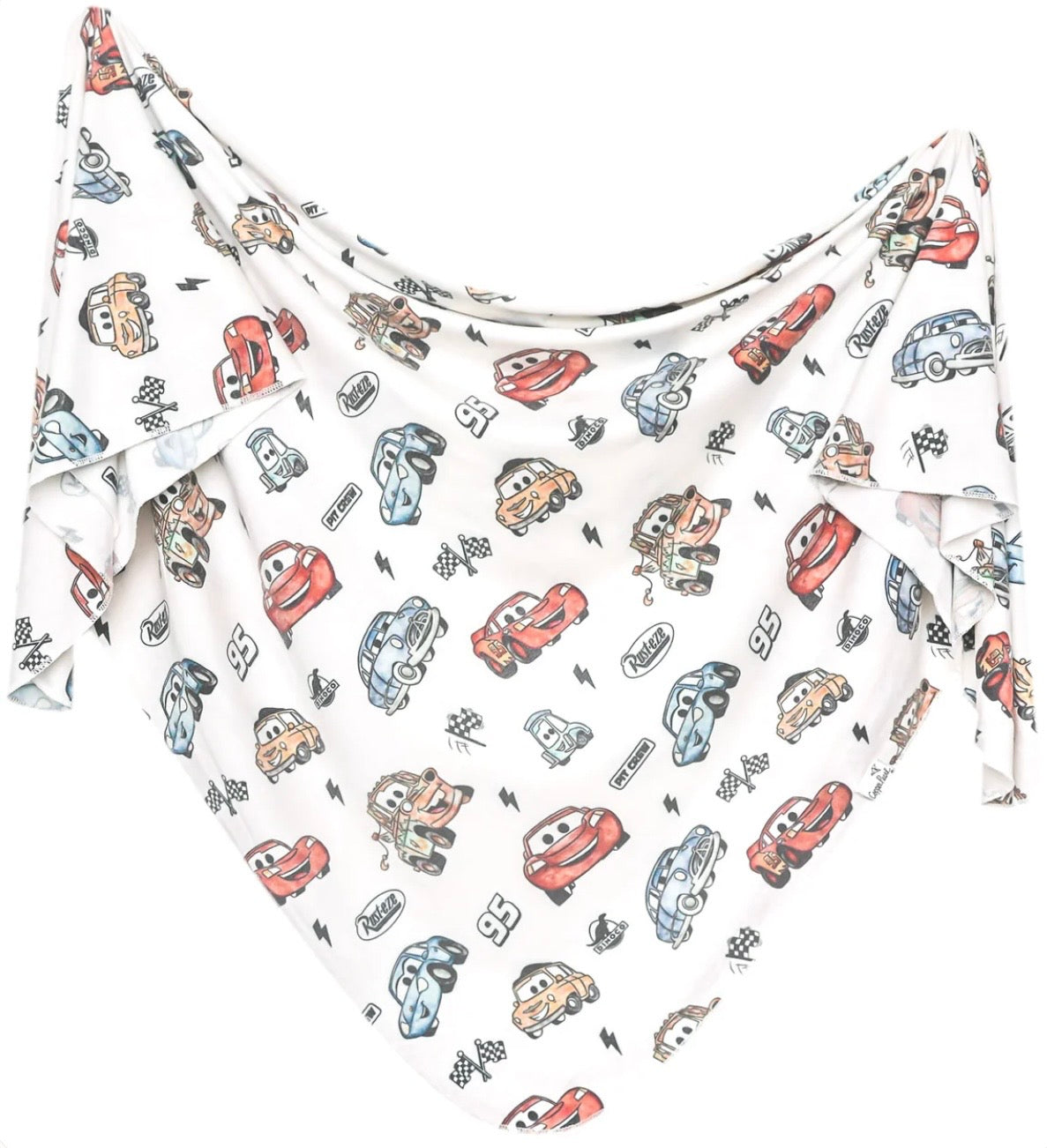 Wayland Basil Registry Copper Pearl Cars Swaddle