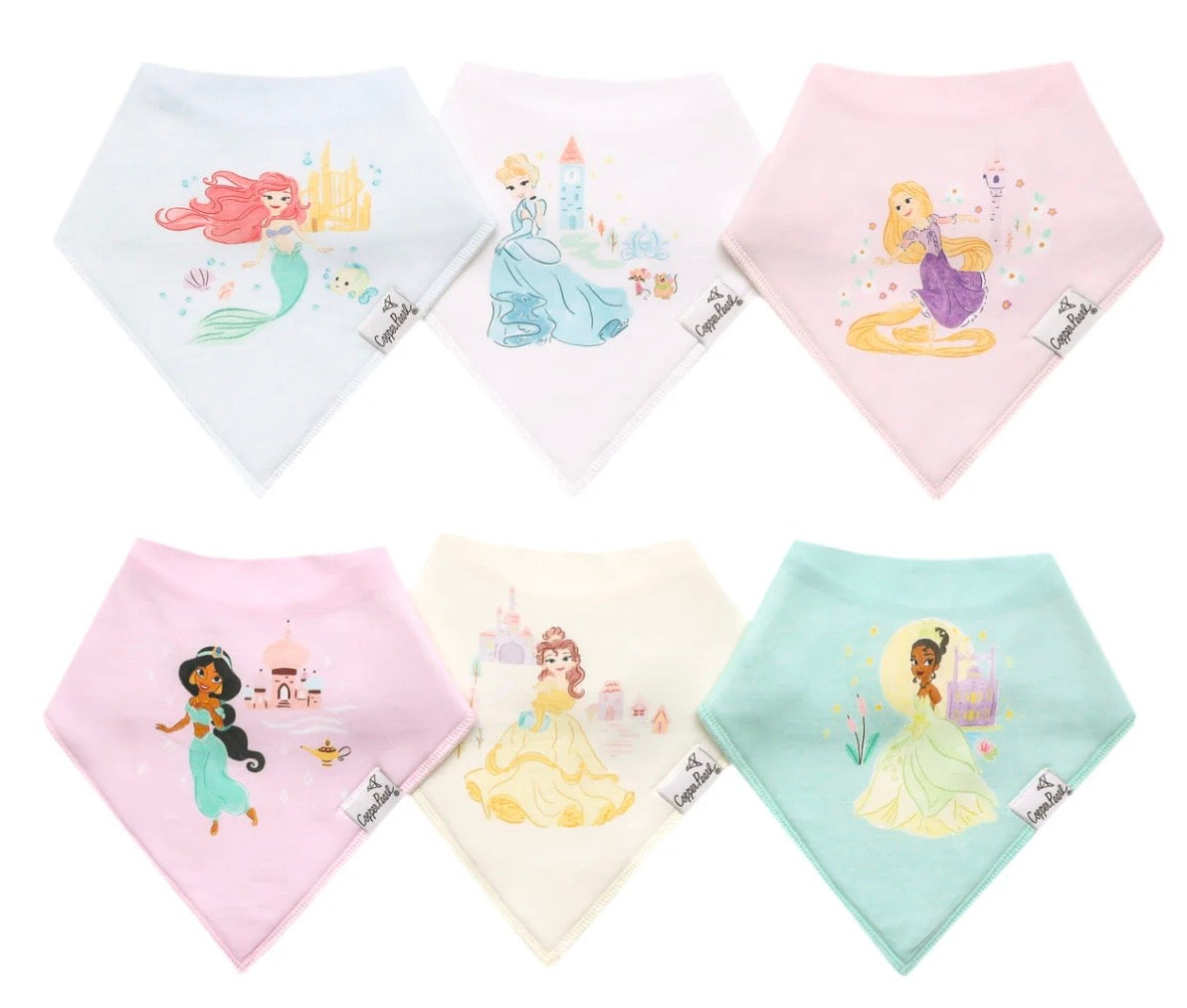 Presley Odom Registry Copper Pearl 'Princess' Bib Set