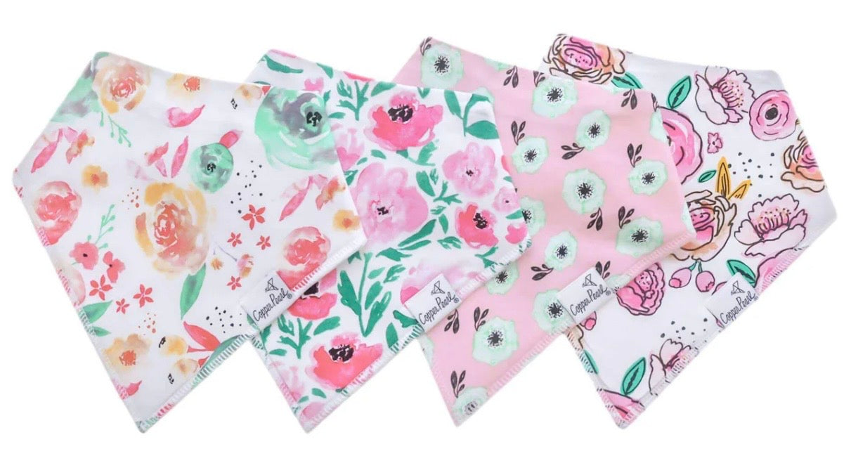 Remedy Rain Registry Copper Pearl 'Bloom' Bib Set
