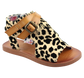 Blowfish Leopard Dyecut Sandals