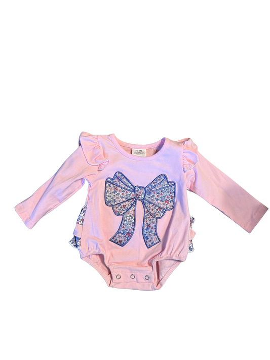 Oakley Jane Registry Floral Bow Romper