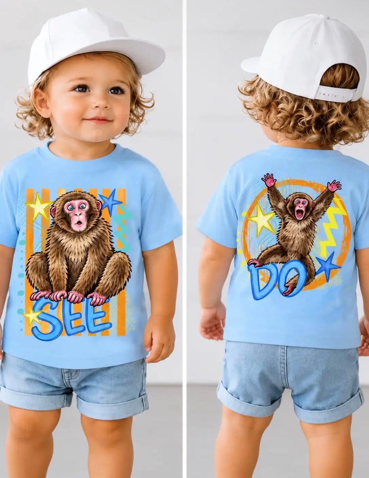 Monkey See Monkey Do Tee