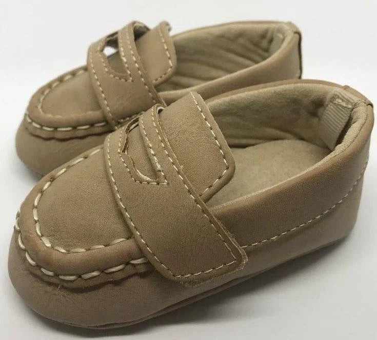 John Parker Lawson Registry Baby Deer Light Tan Loafers