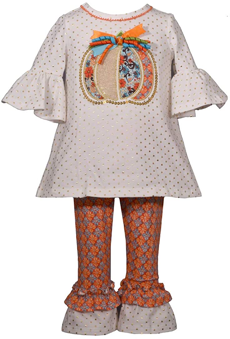 Bonnie Jean 'Harvest Time' Pumpkin 2-Piece Set