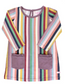 Knit A-Line Stripe Dress
