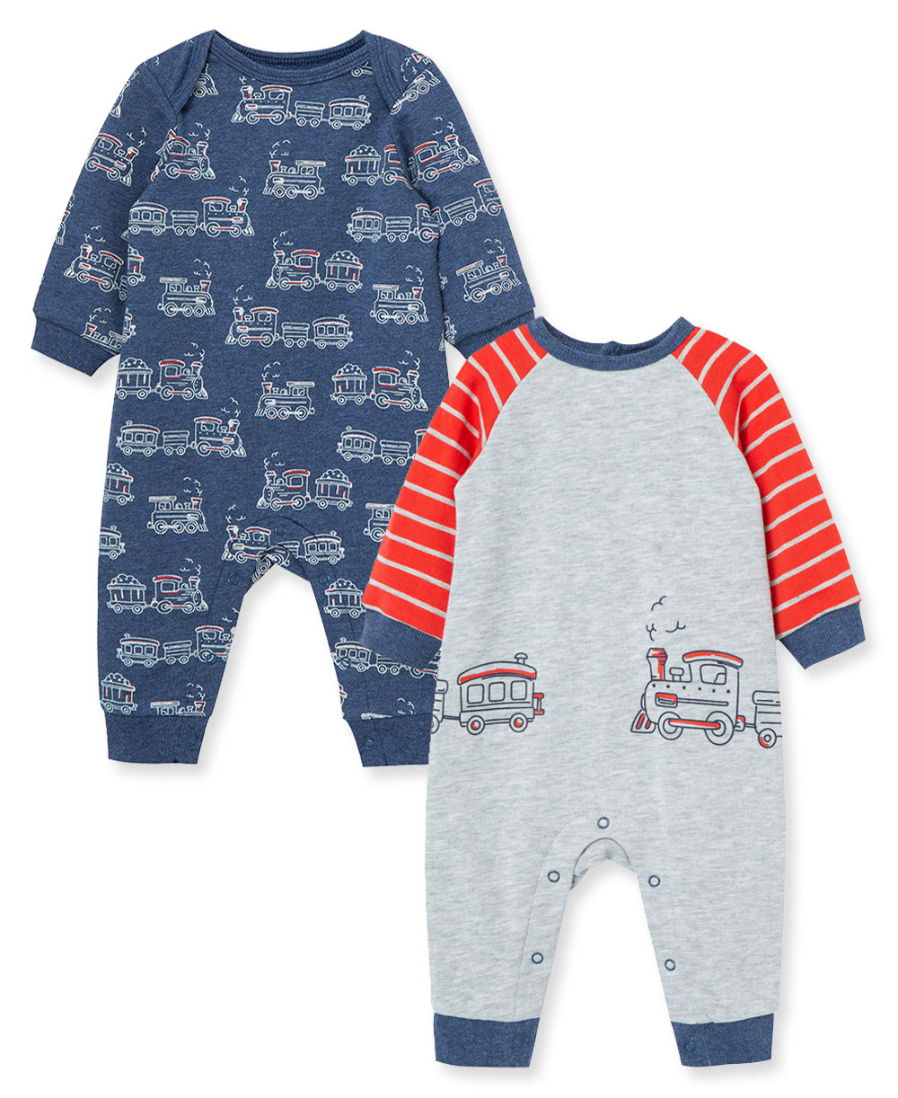 Little Me Train Romper Set