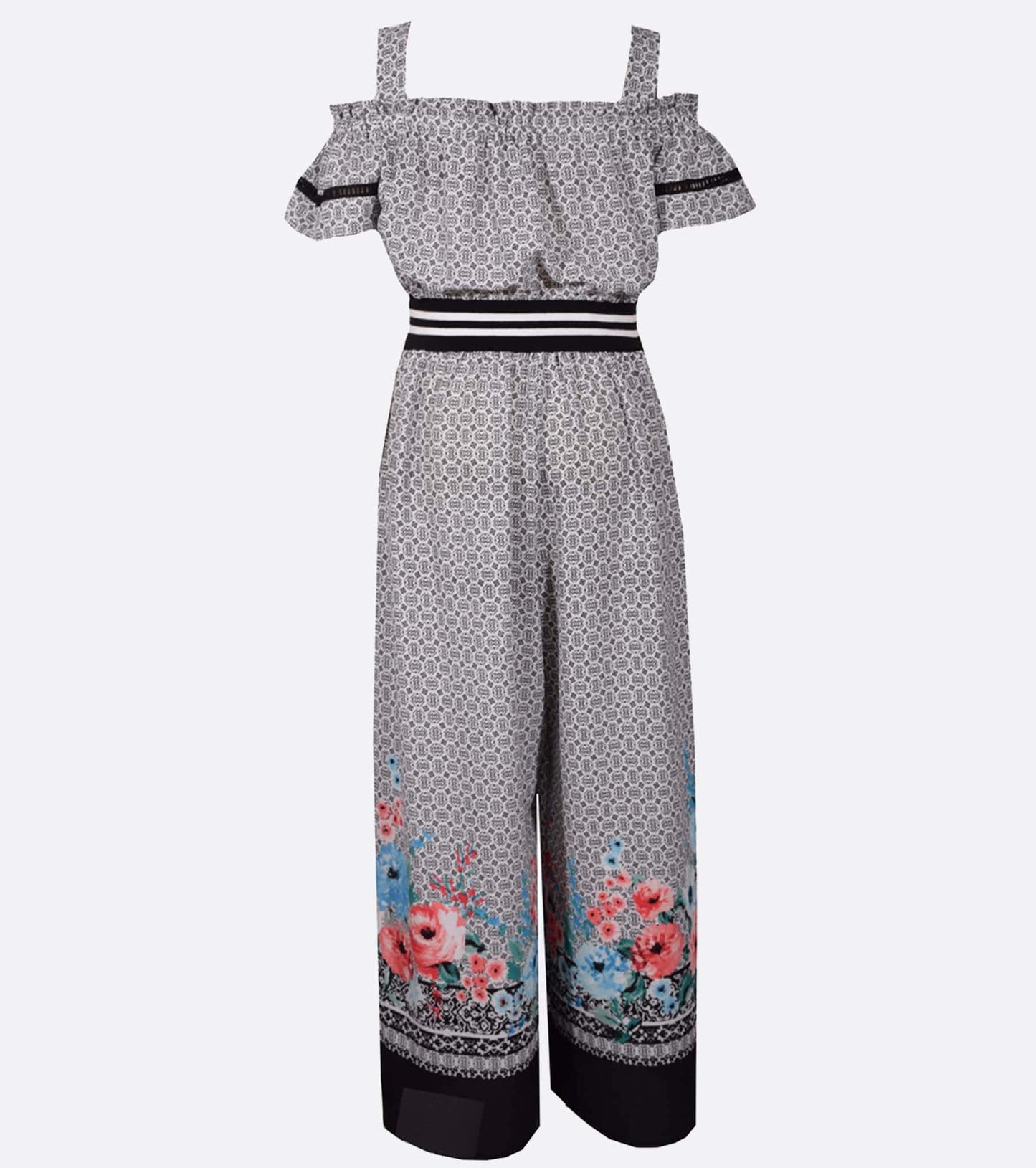 Bonnie Jean Floral Jumpsuit
