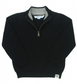 RuggedButts Black Quarter-Zip Sweater