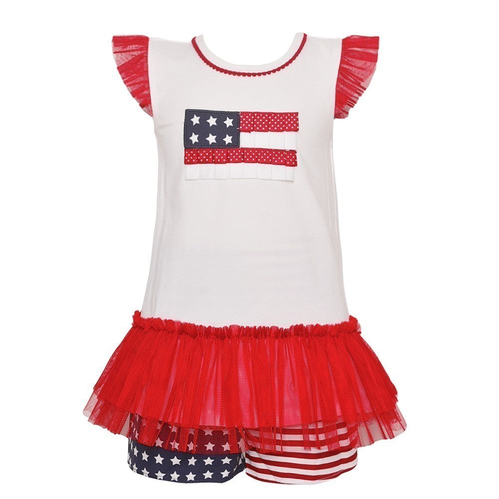 Bonnie Jean American Flag Two Piece Set