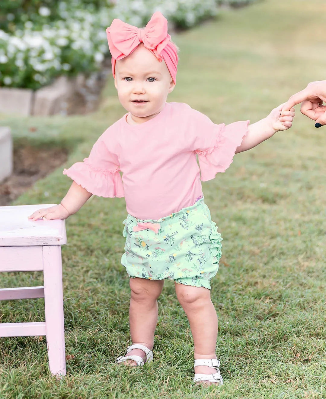 RuffleButts 'Cutie Cottontail' Bubble Shorts