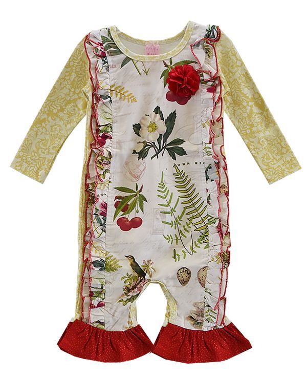 Giggle Moon Nature Ruffle Romper
