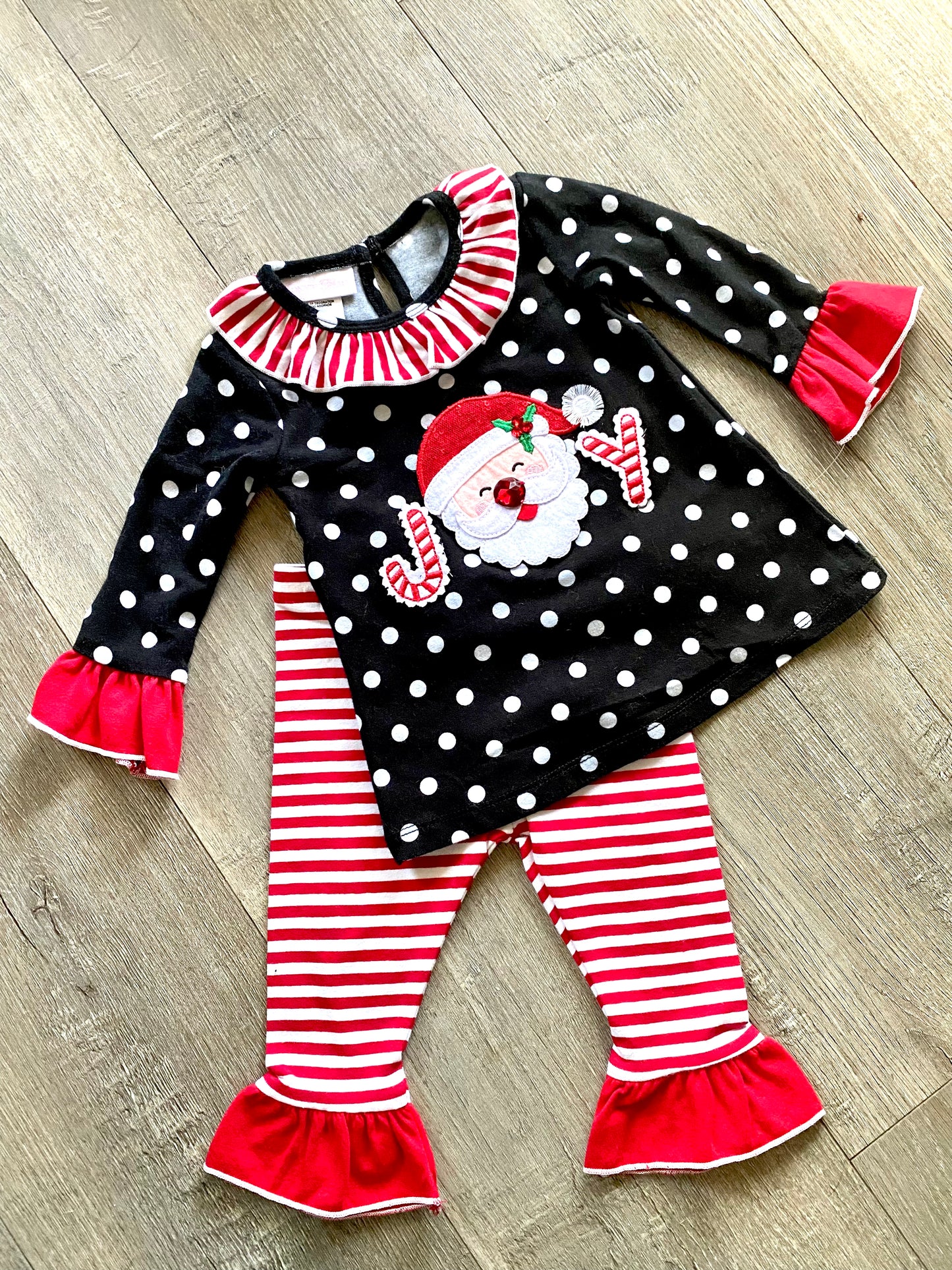 Bonnie Jean 'Santa Joy' 2 Piece Set