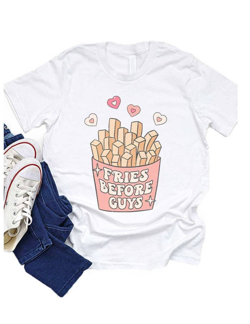 Fries Before Guys Graphic Tee