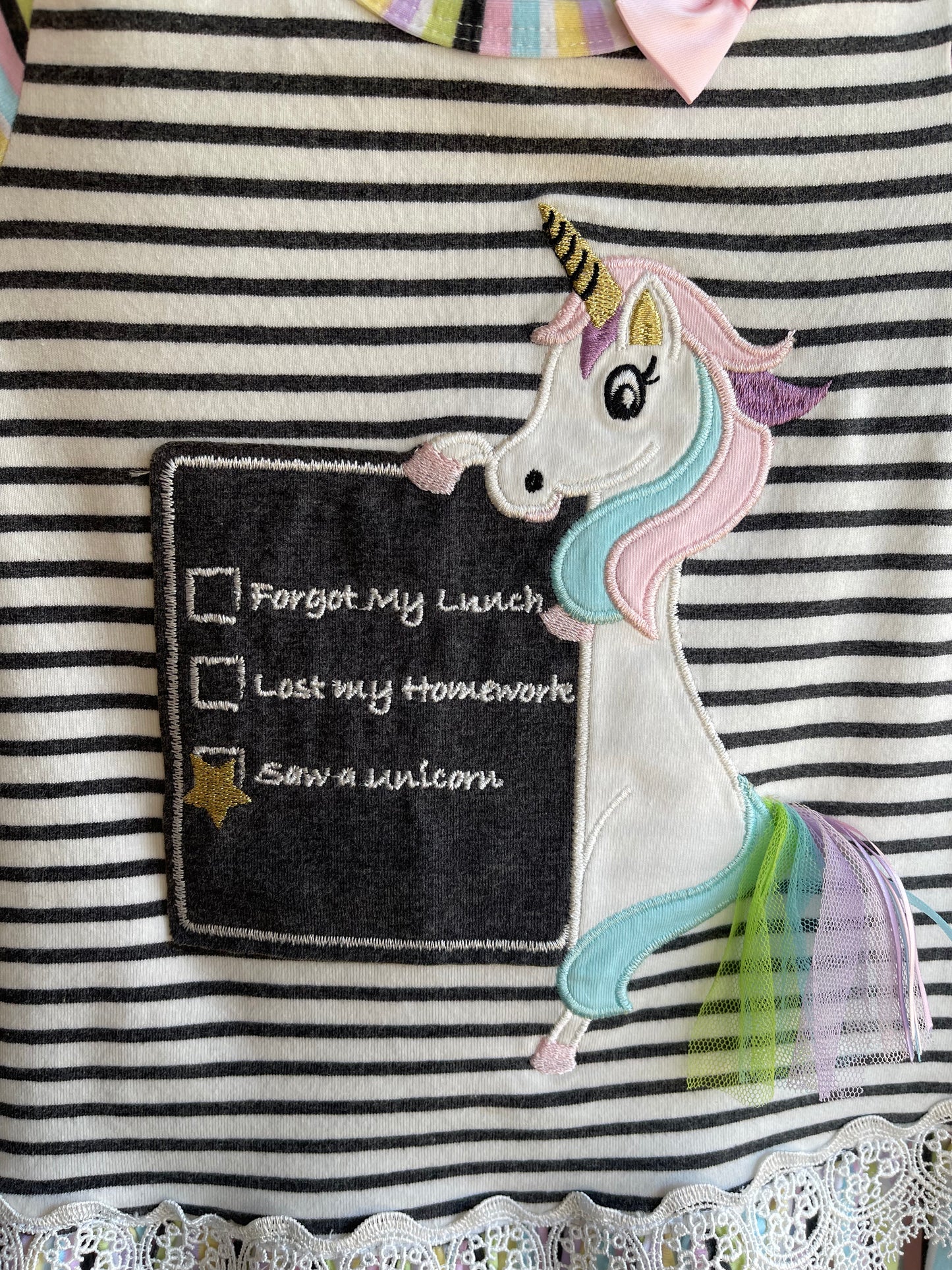 Saw a Unicorn back to School Set