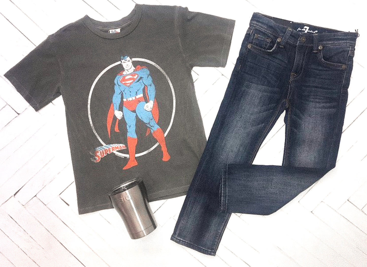 Boys Standard Faded Jeans