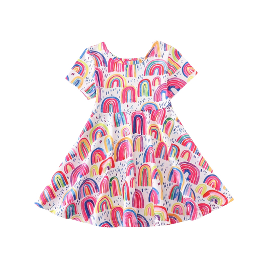 Honeydew Kids Rainbow Twirl Dress