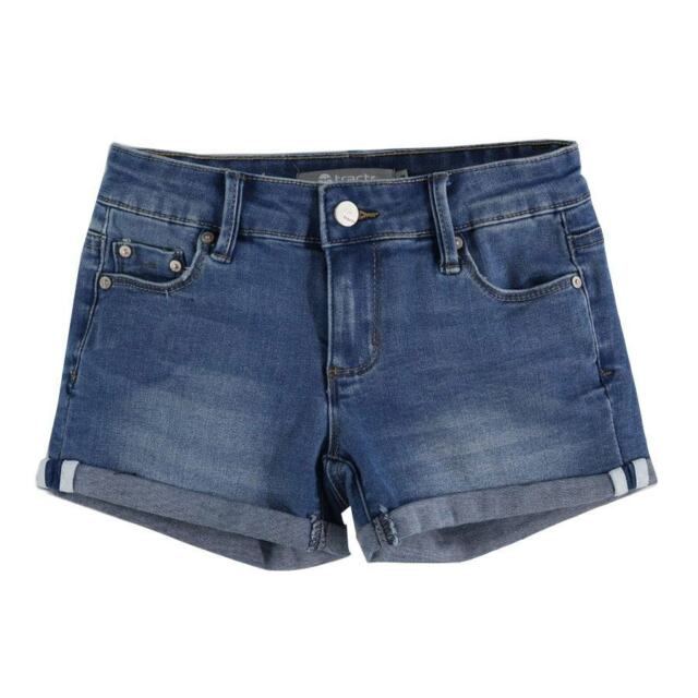 Tractr Cuffed Denim Shorts