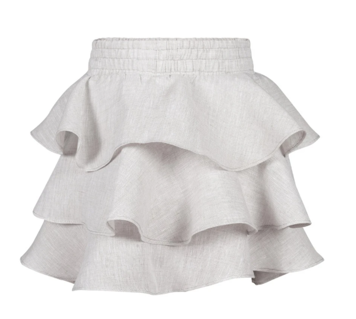 Baliene Annette Girls Skirt Pale Pink & White