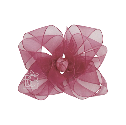 Beyond Creations Organza Alligator Clip  Bow