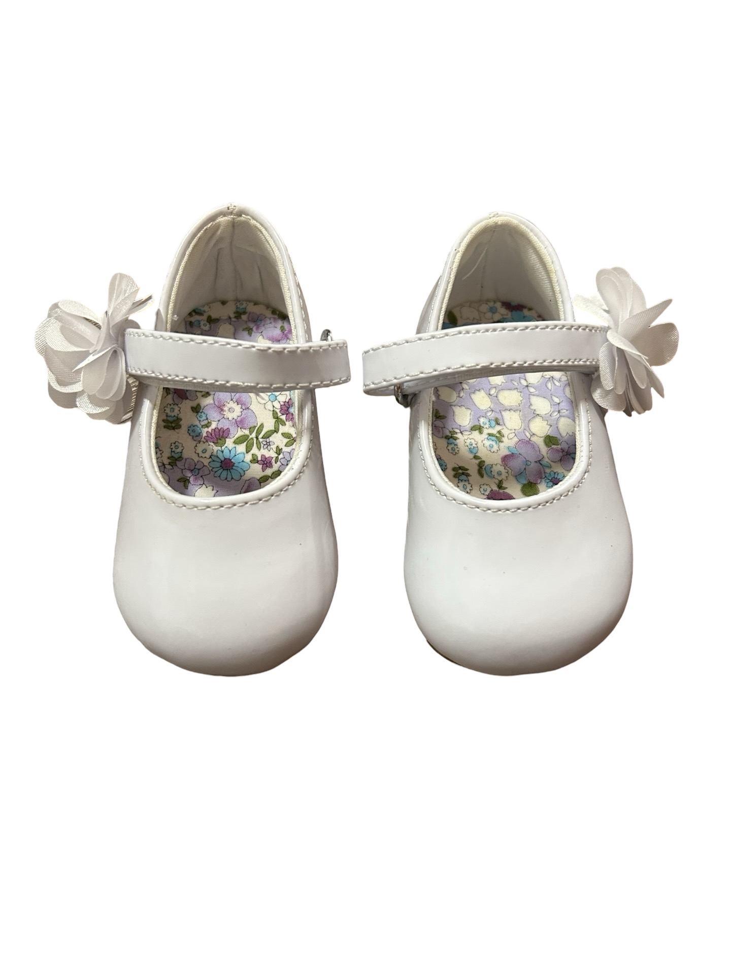 Baby Deer One Strap Shoes With Flower