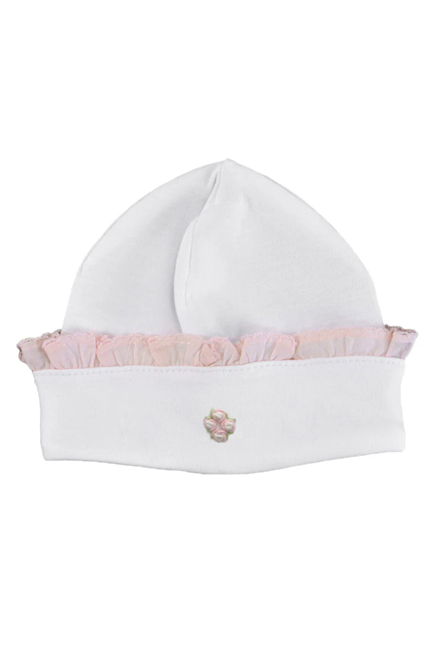 Baby Threads Pink Ruffle Hat