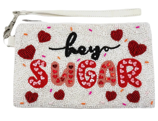 Hey Sugar Hearts Coin Purse