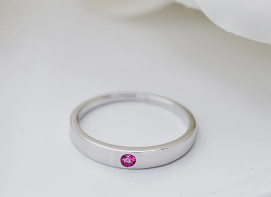 Cherished Moments Sterling Silver Ring with CZ