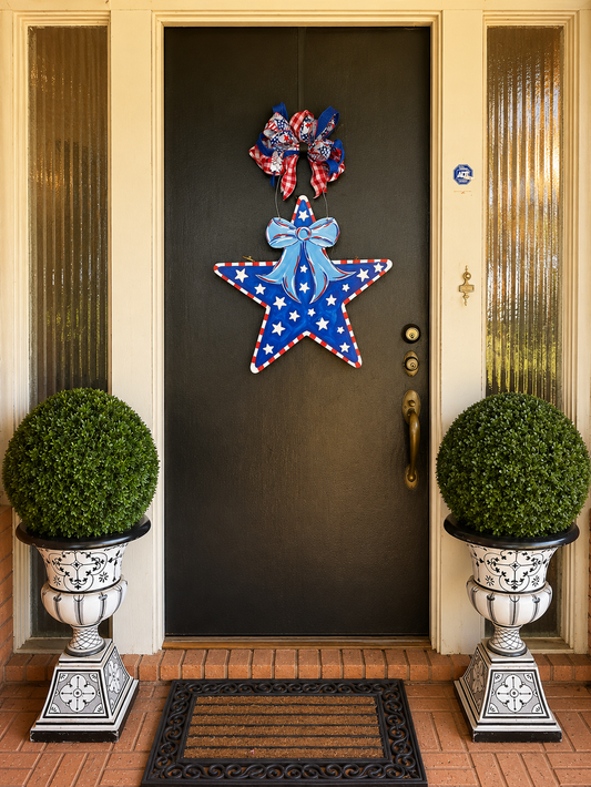 4th of July Door Hanger