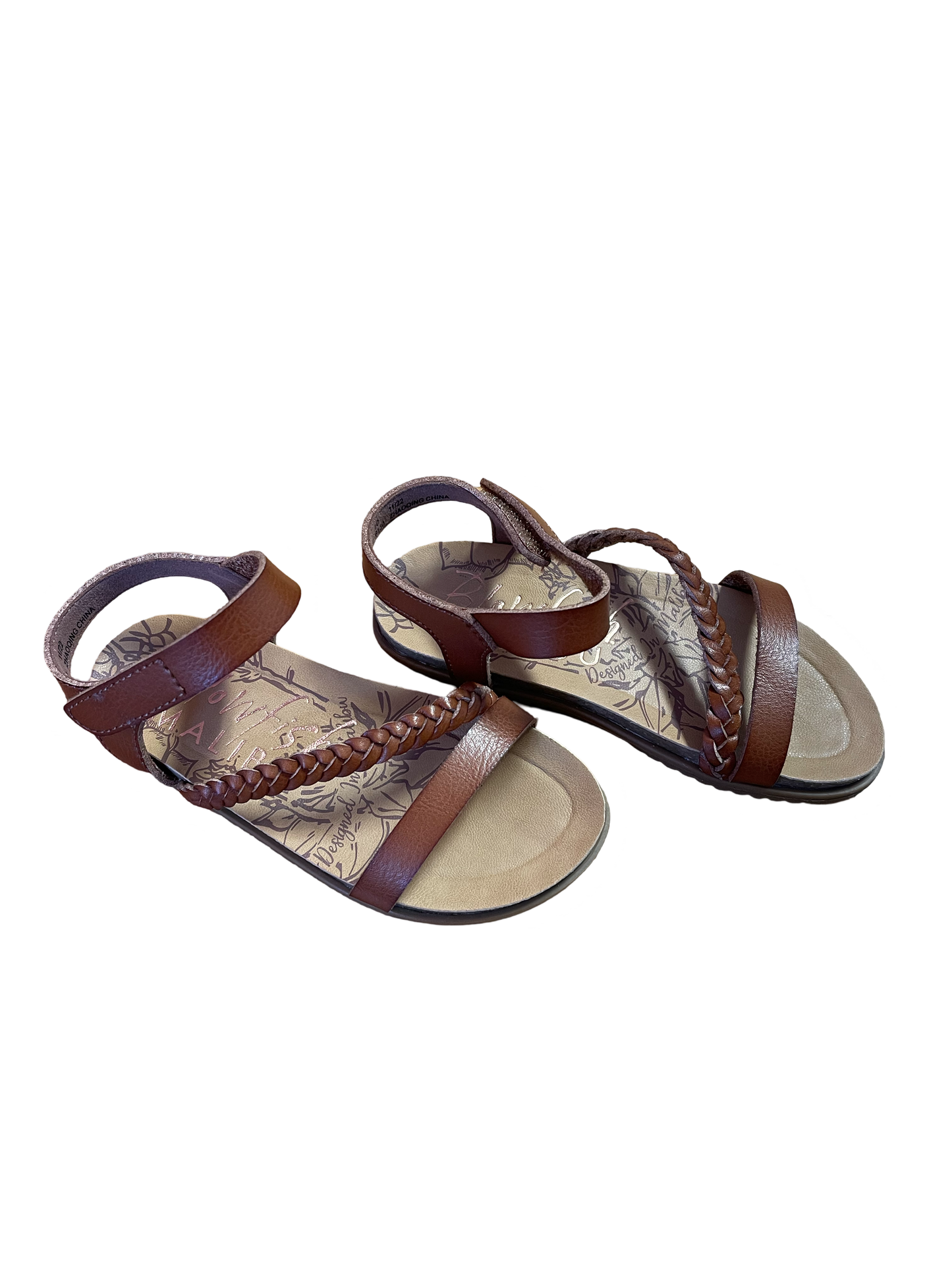 Brown Scotch Dyecut Sandals