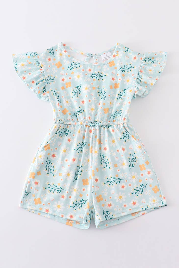 'Summer Floral' Shorts Romper