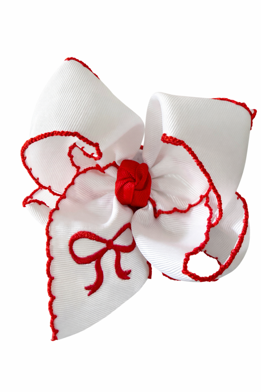 Sadie Solis Registry Beyond Creations Red Trim Bow