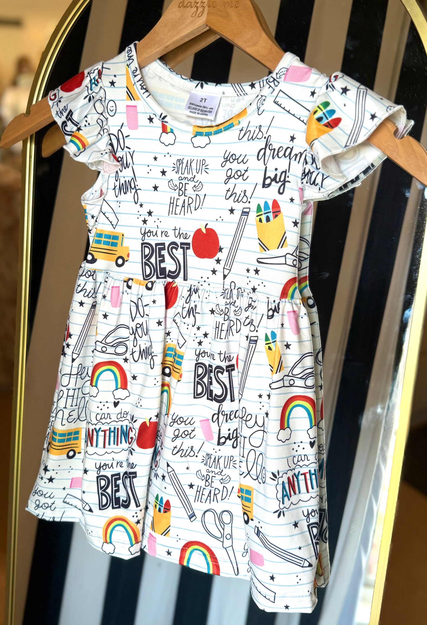 Back To School "I Can Do Anything" Dress
