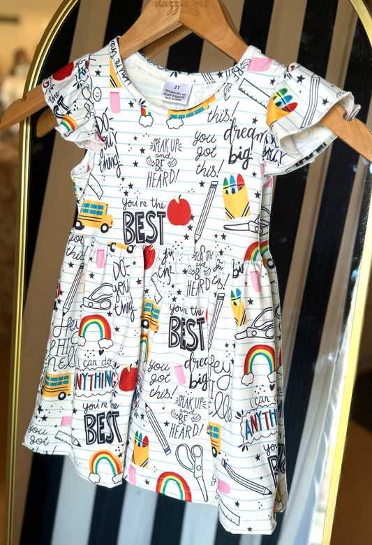 Back To School "I Can Do Anything" Dress