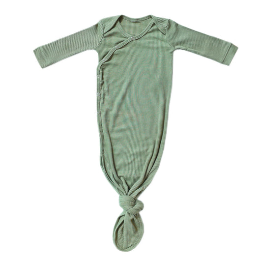 Tucker Lewis Registry Copper Pearl “Clover Ribbed” Knotted Gown