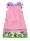 Smocked Easter Pink Flower Garden Bunny Flower Dress