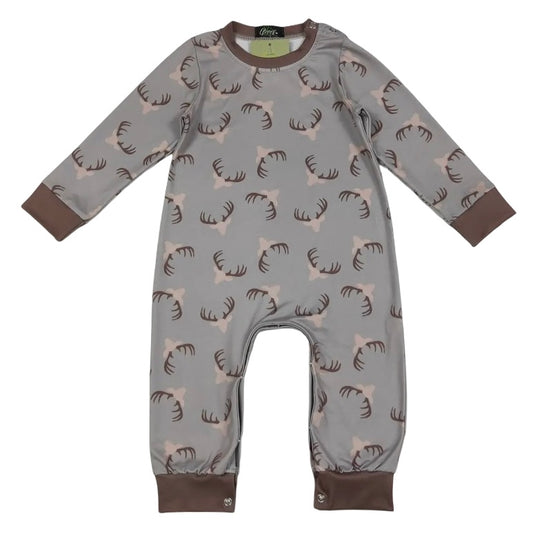 Clover Cottage Antler Boy Romper