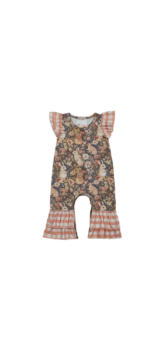 Clover Cottage Easter Bunny Bloomsburg Baby Romper
