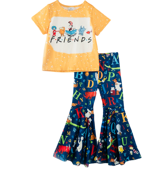 Dr. Seuss Friends Bell Bottom Set