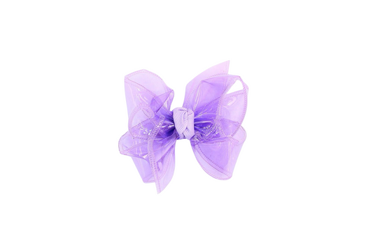 Beyond Creations Light Orchid Alligator Clip water Bow