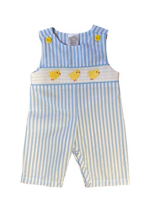 Smocked Striped Chick Jon Jons