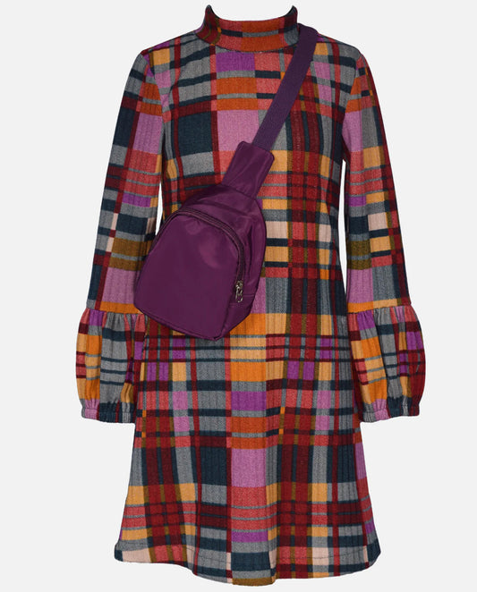 Bonnie Jean Bubble Sleeve Bag Dress