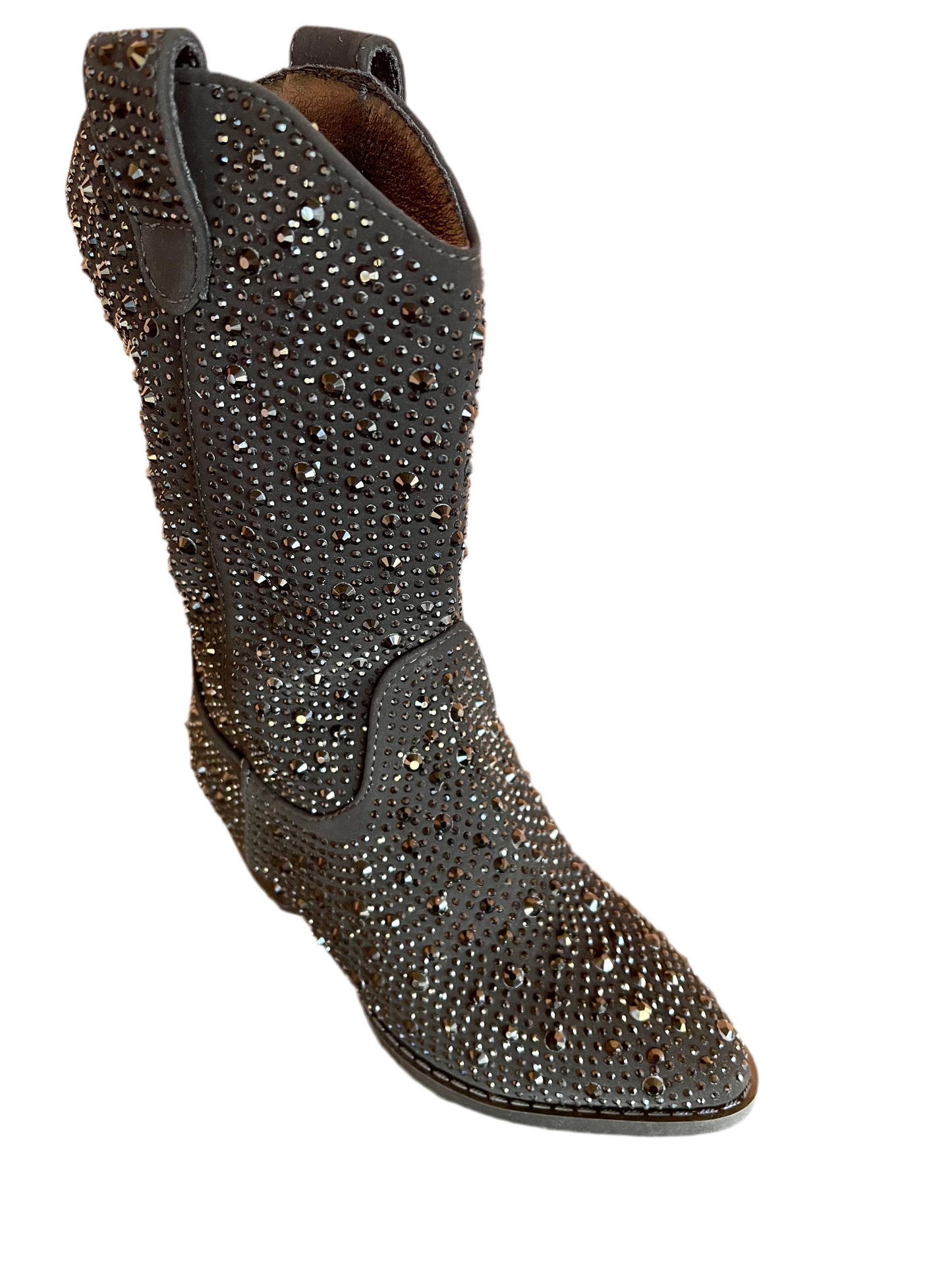 Link Black Sparkle Western Boots