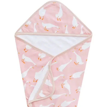 Baby Faulk Registry Copper Pearl "Goosie" Hooded Towel